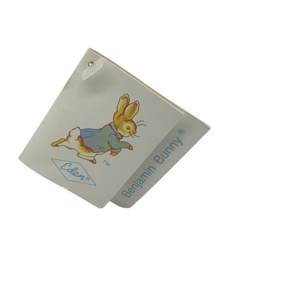 Vtg Benjamin Bunny Plush Toy Eden Toys 1987 9" Beatrix Potter Has TAG - Picture 4 of 9
